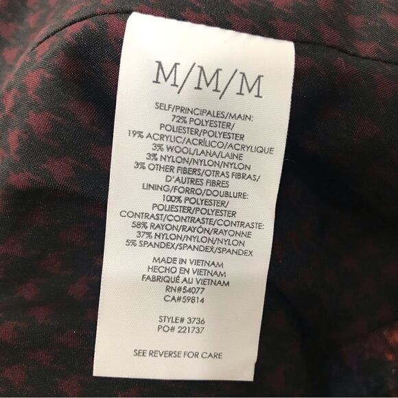 Cabi Plaid Checkmate 3736 Wool Blend Blazer Jacket - Picture 13 of 14